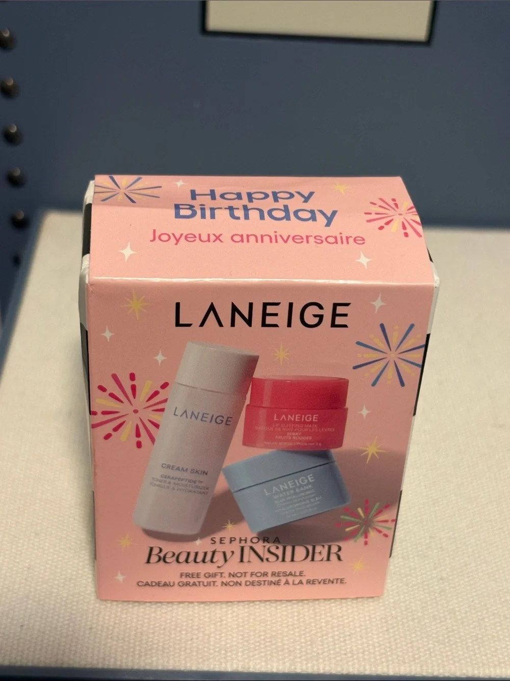 NIB Laneige Sephora Beauty Insider Travel Set 3 Pc